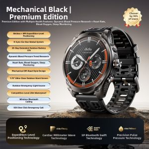 DiDO | Outdoor Sport Smart Watch For Men GPS Global Positioning Multi-Function Health Monitoring