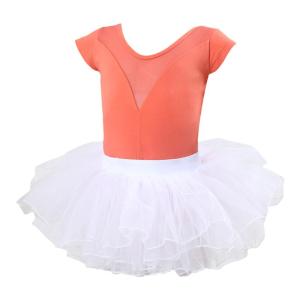 Orange Long Sleeve Dance Costume