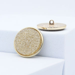 Luxurious Gold Metal Shiny Buttons for Shirt Coat Suit Skirt Decoration High Quality Dressmaking Accessories from China