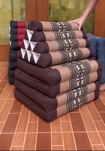 หมอนสามเหลี่ยม 52x120ซม หมอนขิด หมอนอิง หมอนนุ่น ที่นอน2พับ หมอนพิง