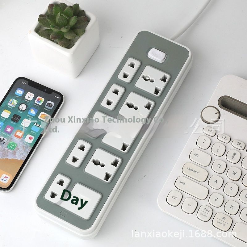 Calcenubes đa dây Ổ cắm điện với cổng USB cho nhà khách sạn sử dụng tại văn phòng