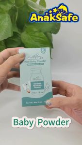 Anaksafe Baby Powder 2pcs Newborn Infants Vegan Natural Ingredients