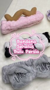 BANDO CUCI MUKA BAHAN HANDUK TEBAL ALA KOREA THICK FACE WASHING HEADBAND