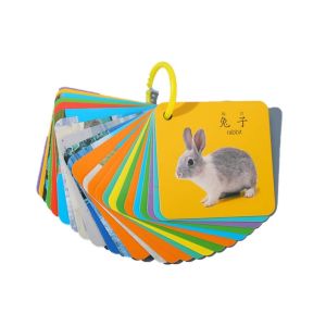 JIFANPAUL | Animal Cards Early Learning Book for Childrens Reading and Number Recognition
