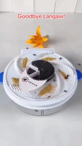 USB Electric Fly Trap Fully Automatic High-Efficiency Fly Trap Insect Mosquito Fly Killer Powder Fly Trap Pest Control Device