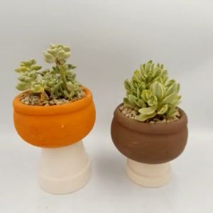 Chậu đất nung chậu sen đá - Niêu 106 miệng chậu 10cm chiều cao 6cm