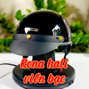 Mũ bảo hiểm Haly chất lượng cao - Mũ bảo hiểm nửa đầu - Lớp phủ Nano - Thời trang cho nam và nữ