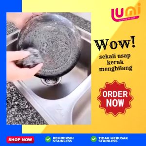 ( BISA COD ) Korean Cleaner Beauty Cookware Pembersih Stainless Steel Panci Teflon Noda Gosong Kran Wastafel Velg 550 gram
