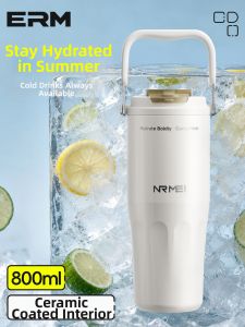 ERM | Thermal Cold Hot Mug Large Capacity Ceramic Liner 26 New