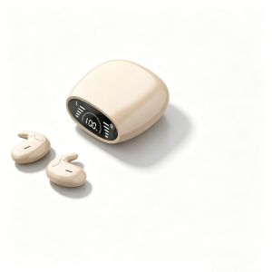 Cloud-Fit Ultra Thin Invisible Earbuds Lightweight Ergonomic Design Side-Sleep Comfort Seamless Wearing Experience with HD Mic