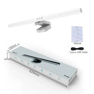 50cm Computer Monitor Light Bar Screen Hanging Lights USB Desk Lamp Stepless Dimming for Eye Protection Book Light Monitor Lamp