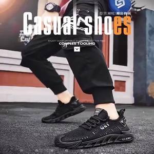 Giày Nam Mẫu Mới Giày Thể Thao Chạy Bộ Nam Mặt Lưới Dệt Bay Dễ Phối Thời Trang Mẫu Hot Cỡ Lớn Mùa Thu