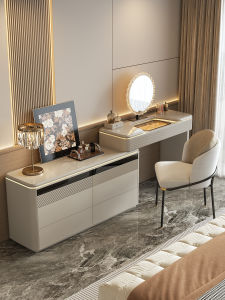 Simplicity Modern Italian Vanity Table with Drawer Unit For Luxury Bedroom Decor