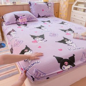 Kiss Dear | Milk Velour Bed Cover Set