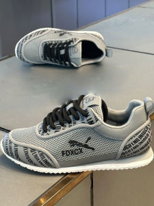 Mens Running Shoes Breathable Mesh Soft Bottom Fashionable Flat Low Cut Casual Shoes Summer Thin Style Versatile Bean Bean