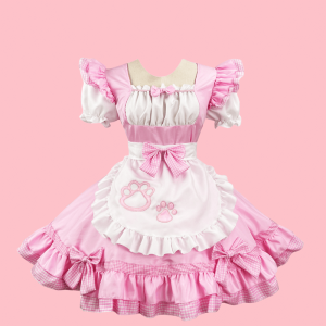 Halloween Cosplay Cat Maid Dress
