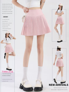 XIANGMEIMEI | Pink UV-Protection Anti-Show Tennis A-Line Pleated Skirt
