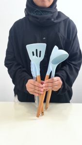 Kanahome - Spatula Silikon / Sutil Silikon anti gores Keiko Satuan