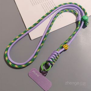 สายโทรศัพท์แบบสะพายข้างแบบยืดหยุ่นพร้อมห่วงลูกปัดสัตว์น่ารักแบบทันสมัยพร้อมสายป้องกันการสูญหายสำหรับผู้หญิง