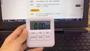 Student Learning Mute Timer Countdown Electronic Alarm Clock Kitchen Baking Timer Reminder Clock