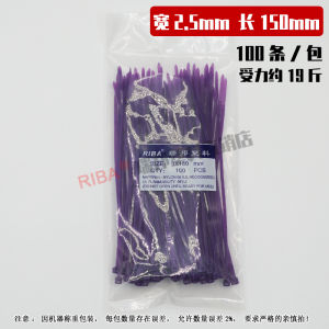 Small Ribbon 3x150 National Standard Nylon Tie Bandwidth 2.5mm 100 Ribbon Disposable Plastic Chassis Cable Management