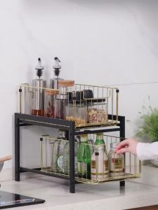 How to Maximize Your Kitchen Space with Under Sink Spice Racks & Sliding Cabinet Organizers