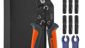 Solar PV Panel Crimping Tool Kit 2.5/4/6mm² Crimper for Solar Panel Cables Connectors - New Ergonomic Anti-Slip Handle - SN-254