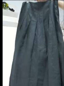 MaxMessi - Áo top linen vai đỗ viền ren thêu tay ALICE