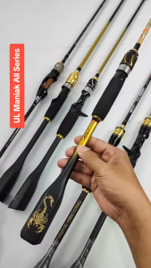 Joran Pancing Ultralight Getsu UL MANIAK GEN III Penta Series Hollow Carbon Ring Fuji