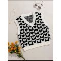 Rompi Rajut Premium motif love Korea style tebal halus terbaru kekinian vest rompi Korea taehyung jaehyun. 