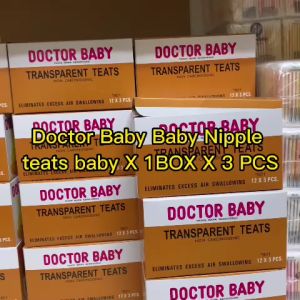VALUE PACK Doctor Baby Nipple teats baby (1 box x 3 teats)
