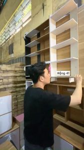 [FREE SHIP] Kệ góc tường đen trắng phong cách và màu sắc hiện đại chất gỗ MDF lõi đặc tốt nhất 2023