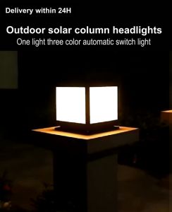 【Garansi 10 tahun】Lampu Taman Tenaga Surya