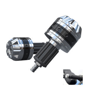 2PCS Motorcycle Handle Bar Ends Grips Moto CNC Metal Handlebar Counterweight Plug Slider Motor Bike Grips Dirt Bike Accessories