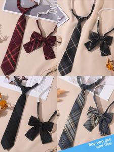 JIFANPAUL | Black Academic Style Womens Jumper Collar Tie