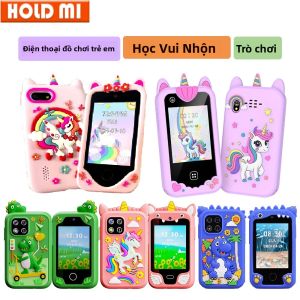 Đồ Chơi Điện Thoại Thông Minh Unicorn Dành Cho Trẻ Em Màn Hình Cảm Ứng Máy Nghe Nhạc MP3 Máy Ảnh Kỹ Thuật Số Quà Tặng Giáo Dục Cho Bé Gái & Bé Trai Từ 6-12 Tuổi