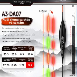 XIAOFENGXIAN | Đèn Đêm OLED Dùng Cho Mồi Cá Nhạy Cảm