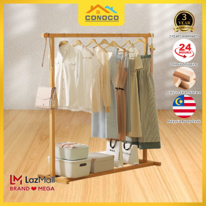 CONOCO Household Floor-standing Clothes Hanger Nordic Style Furniture Coat Rack Indoor Simple Clothes Drying Rack 衣帽架 晾衣架