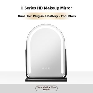 Desktop LED Lighted Makeup Mirror Rechargeable