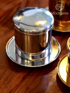 Phin pha cà phê inox 304 quai inox pha cafe ngon cứng cáp bền bỉ an toàn dùng lâu dài Mixmore