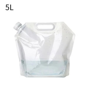 5L Portable Collapsible Water Container Emergency Survival Storage Jug Bag for Outdoor Camping Hiking - Lightweight Water Bucket