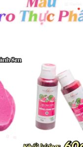 ( 1 CHAI 60G ) MÀU SIRO THỰC PHẨM UNICORN_MÀU HỒNG CÁNH SEN