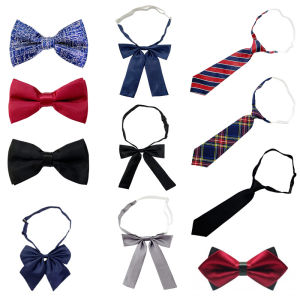 เด็ก โบว์ ผูกปมผีเสื้อชุดนักเรียน ปกเสื้อ ดอกไม้สไตล์วิทยาลัยอังกฤษ Tie เดรส เข็มขัด Garden ชุดอุปกรณ์เสริม