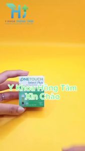Que Thử Đường Huyết OneTouch Select Plus Hộp 25 Que Date Mới