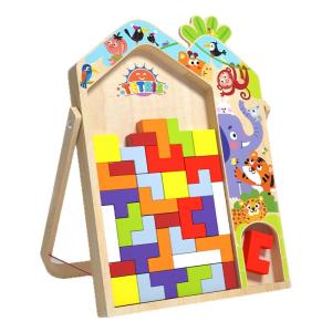 MWZ | Montessori Educational Thick Large Block Puzzle 3 Years Old