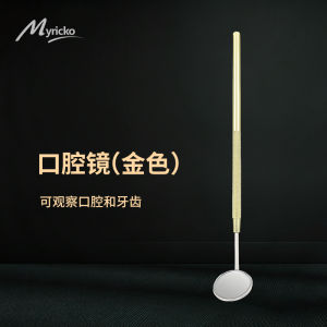 Myricko | 3/4/6/8pcs Stainless Steel Dentist Clean Tools Dental Mirror Double Probe Hoe Tooth Cleaner Dental Tool Products Oral Care Kit