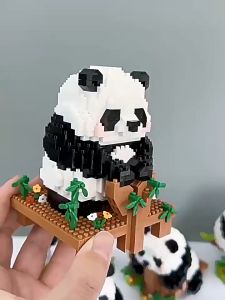 Đồ Chơi Lắp Ráp Mô Hình Gấu Trúc Dễ Thương Lego Gấu Trúc Panda Cho Bé Phát Triển Tư Duy Sáng Tạo
