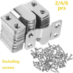 2/4/6pcs Stainless steel mountain shaped sofa furniture connection buckle fixing clip picture frame mother and child hook