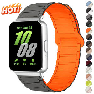 Magnetic Strap for Samsung Galaxy Fit 3 Sport Silicone Watch Band for Samsung Galaxy Fit3 Accessories Correa Men Women Bracelet