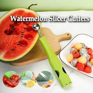4 In 1 Watermelon Slicer Cutters / Watermelon Splitters / Fruit Forks / Fruit Spoon